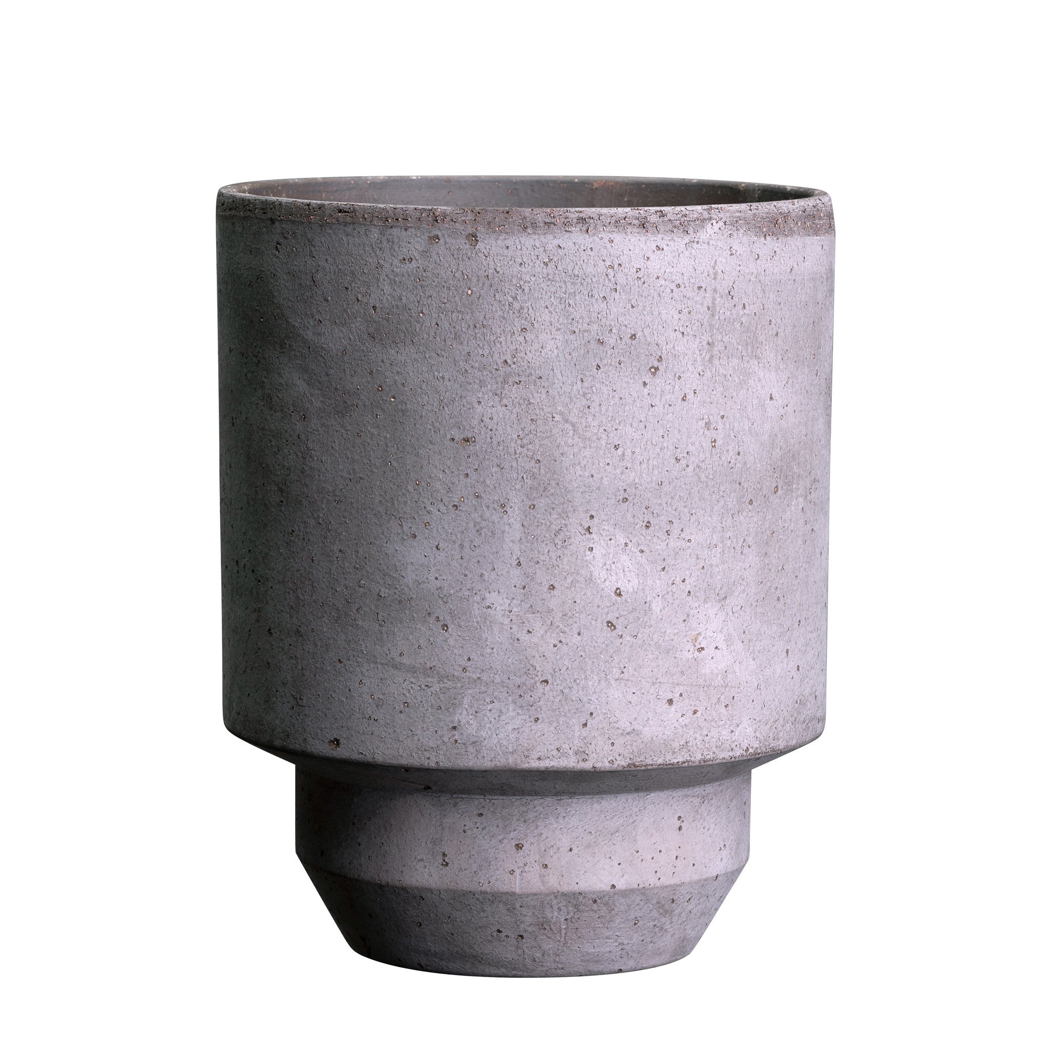 hoff plant pot Bergs Potter Hoff Terracotta Pot – Grey – The Rewilding Co