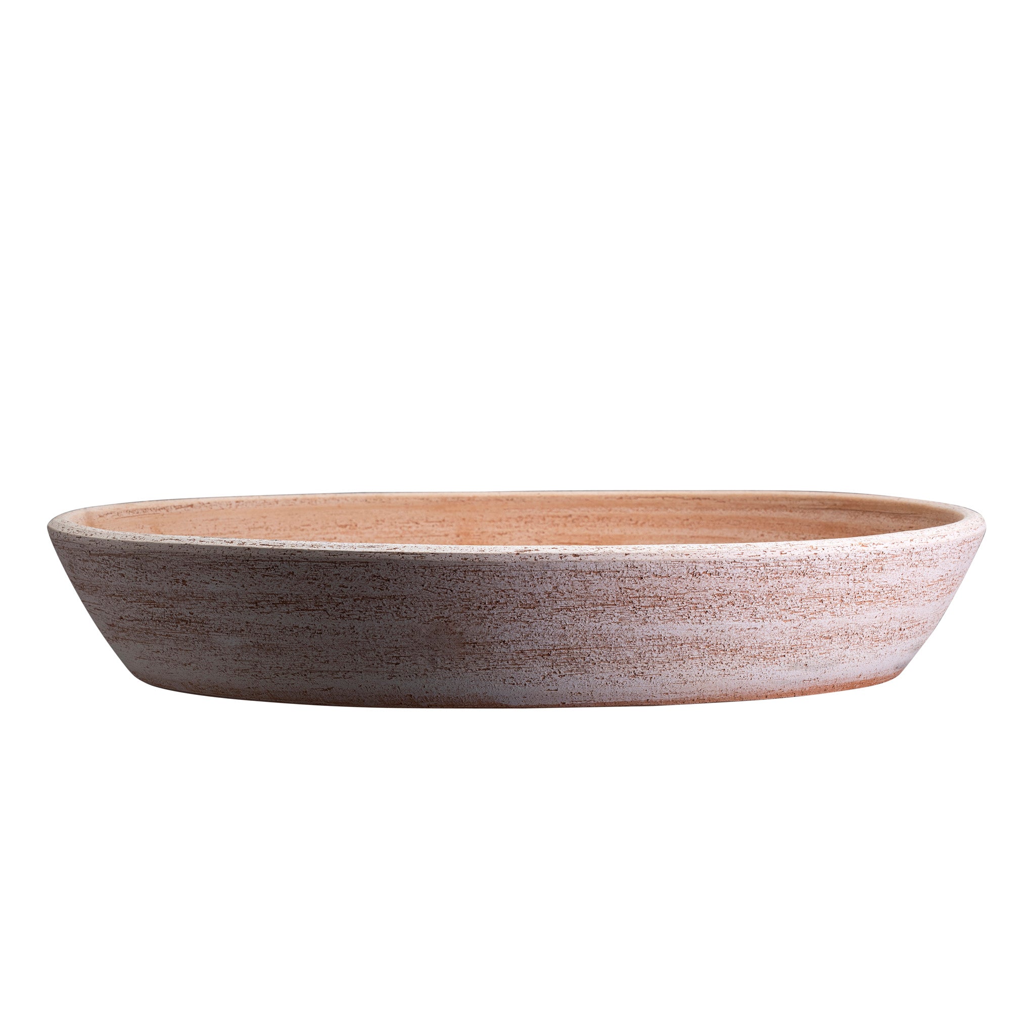 Bergs Potter Large Terracotta Saucer – Rosa