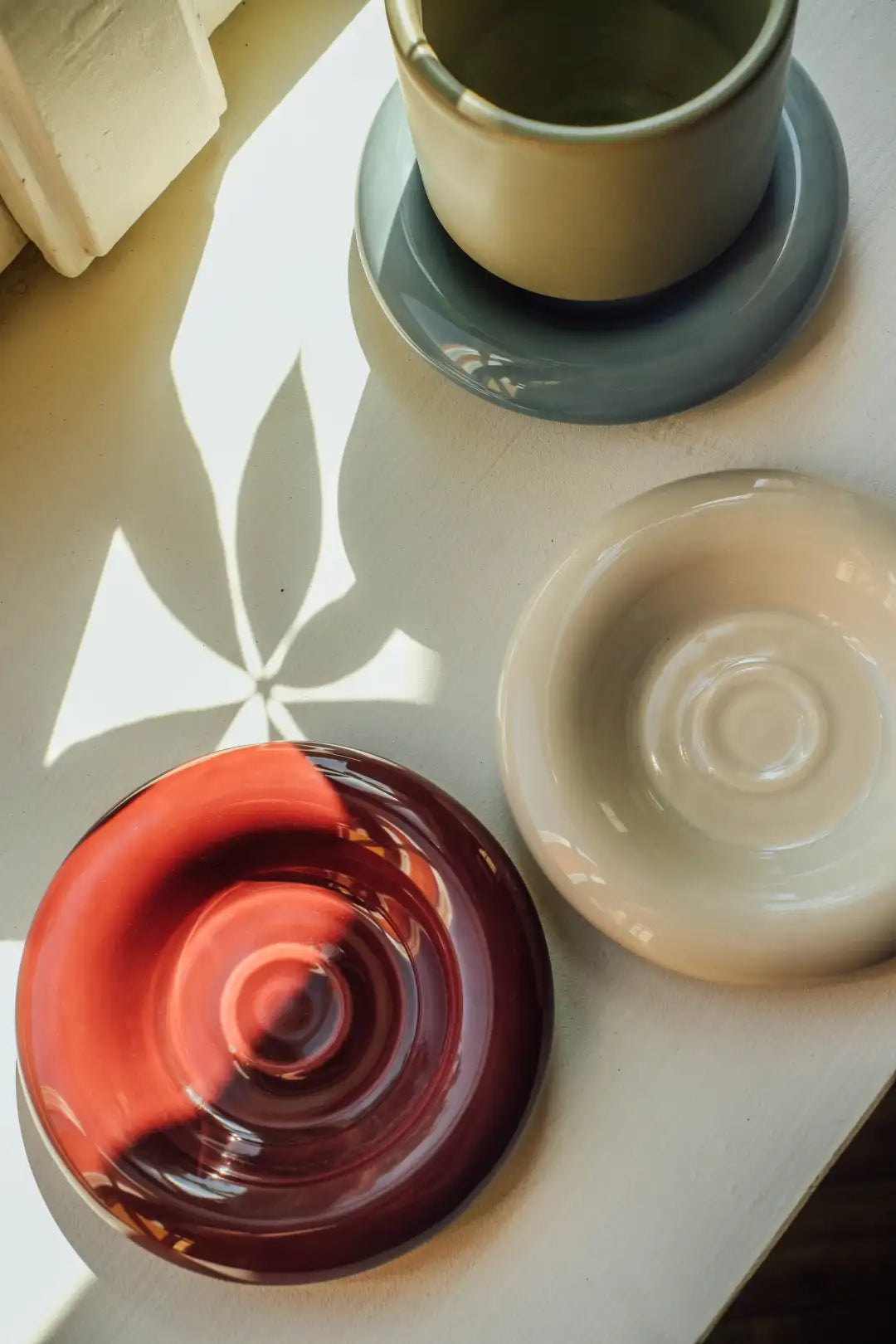 Bergs Potter Lily Glazed Saucer