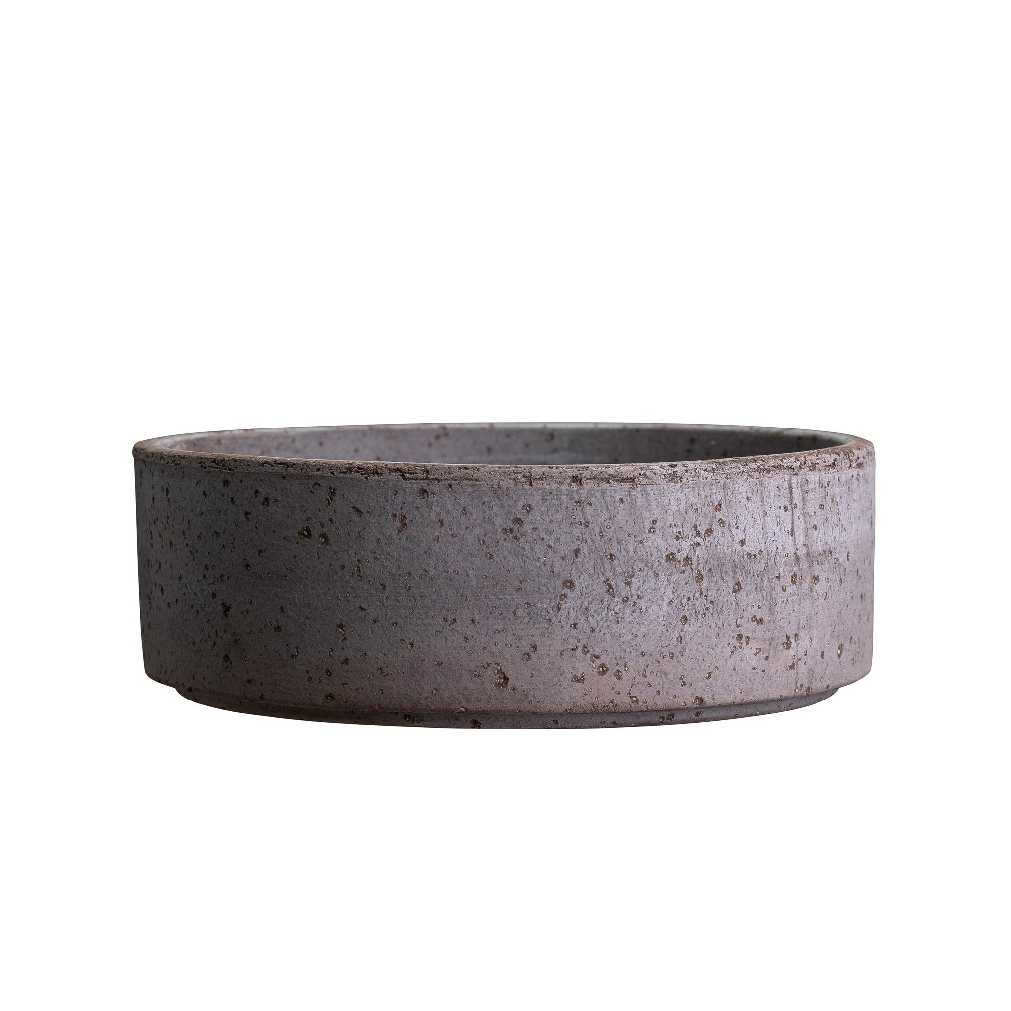 Raw ceramic, rough-texture Bergs Potter plant pot saucer