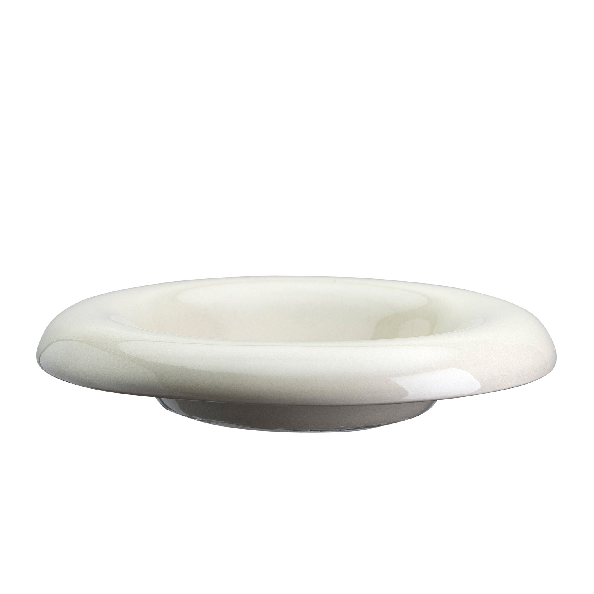 Bergs Potter Lily Glazed Saucer – Sandstone