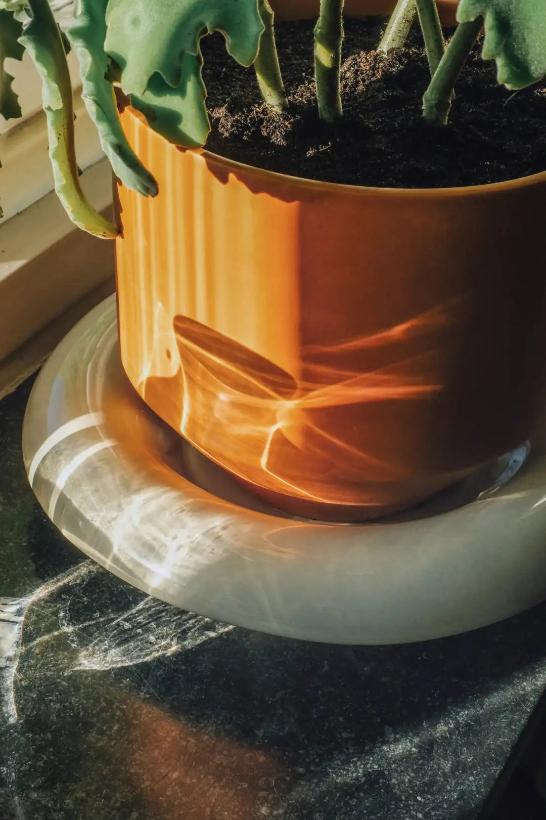 Bergs Potter Lily Glazed Saucer