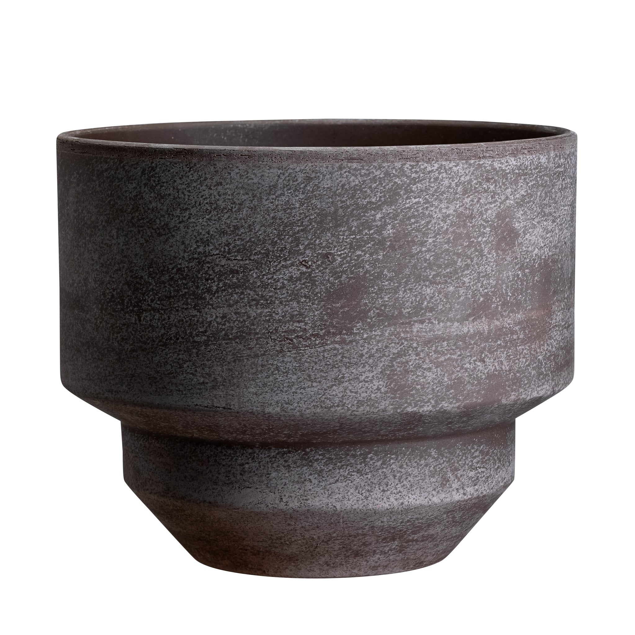 Stone grey-finish Bergs Potter pot