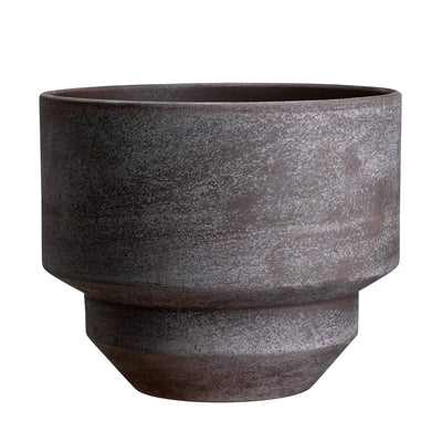 Stone grey-finish Bergs Potter pot