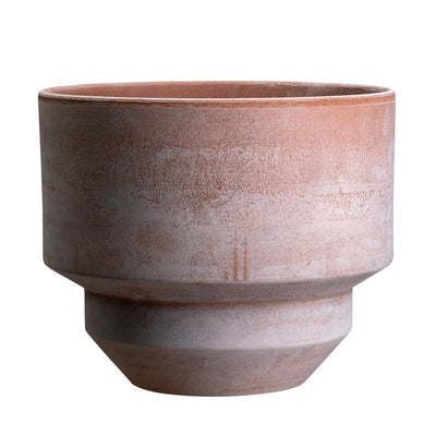 Terracotta Bergs Potter ceramic planter on a white background